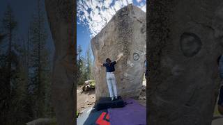 Girls on Film V6  Trailside Boulders Lake Tahoe 91024 climbing bouldering [upl. by Zabrine]