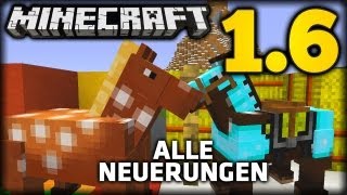 Minecraft 16  ALLE NEUERUNGEN The Horse Update Pferde Esel Teppiche Name Tag [upl. by Idnac]