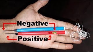 Homemade Polarity Tester  Easy Way to make Polarity Tester [upl. by Catlee545]