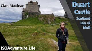 DuartCastle on Isle of Mull Scotland  Clan Maclean [upl. by Child]