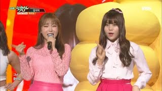 뮤직뱅크  홍진영 X 여자친구 엄지 역대급 콜라보 무대 ‘엄지척’20160422 [upl. by Alane]