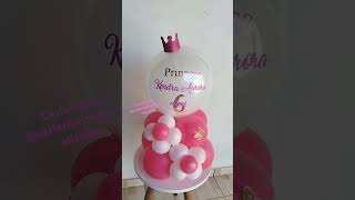 Balão personalizado balaopersonalizado 1k viralvideo 2k balão princesa princess [upl. by Sualk925]