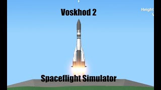 Voskhod 2 in Spaceflight Simulator [upl. by Oam141]