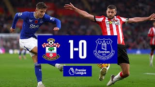 SOUTHAMPTON 10 EVERTON  Premier League highlights [upl. by Dorry350]