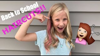 Pink Hair Meet the Millers Back to School 2017 Haircuts [upl. by Paugh214]