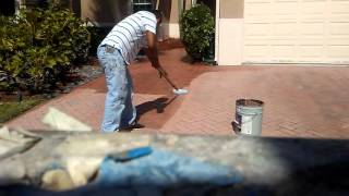 Restoring Brick Pavers with Pavers Sealer [upl. by Otreblanauj]