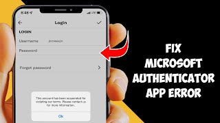 How to Fix Microsoft Authenticator App not Working EASY [upl. by Celtic418]