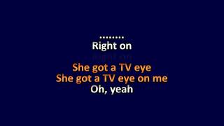 The Stooges  TV Eye  Karaoke Instrumental Lyrics  ObsKure [upl. by Hedgcock]