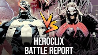 Heroclix Battle Report Knull VS Venom  Scenario [upl. by Hploda]