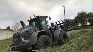 Gorthill Farm Contracting lifting 1st Cut at Dungiven 2018 [upl. by Sreip565]