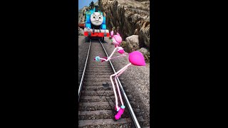 Mommy Long Legs Meets Thomas The Train Engine shorts [upl. by Sachiko]