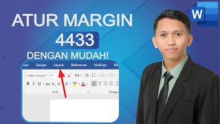 Cara Mengatur Margin 4433 di Microsoft Word [upl. by Saxon]