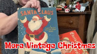 MORE VINTAGE CHRISTMAS  Small Christmas Haul [upl. by Eenolem]