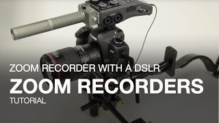 Using your Zoom Recorder with a DSLR Camera [upl. by Milli671]