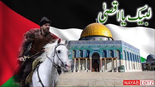 Labbaik Ya Aqsa  SuperHit Palestine Nasheed  2023  Nayab Editz [upl. by Tu925]