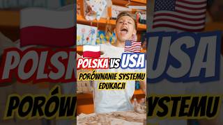 Polska vsUSA Porównanie systemu edukacjishorts usa polska school vs education motivation [upl. by Kezer733]