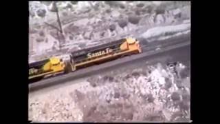 1981 Santa Fe Railway Commercial  Piggyback [upl. by Eradis]