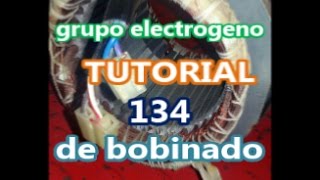 Tutorial 134 Generador Honda EG 6500 CXS bobinado de estator [upl. by Arza]