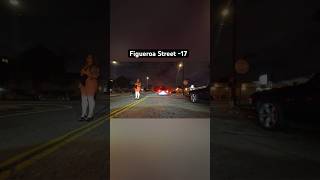 Figueroa Street Los Angeles at night [upl. by Enorahs]