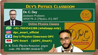 Online Physics Tuition Class for 1st year MAKAUT B Tech Paper code BSPH101 Started Hurry up [upl. by Merari731]