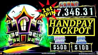 High Limit Lock It Link Cats Hats amp More Bats 1st SPIN Handpay Jackpot High Limit PREMIERE STREAM [upl. by Crandell]