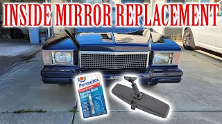 New Inside Mirror Install  GBody  78 Monte Carlo [upl. by Rofotsirk]