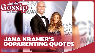 Jana Kramers Emotional Quotes on Coparenting with Mike Caussin [upl. by Ophelie]