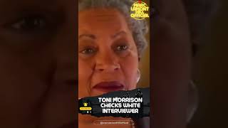 Toni Morrison checks white interviewer for racist question [upl. by Ydoj]