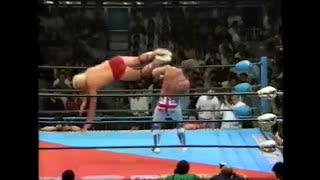 Davey Boy Smith vs Dustin Rhodes 1990 05 14 [upl. by Ocinom]