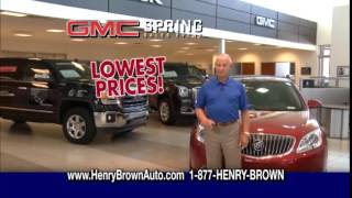 Henry Brown Buick GMC  2014 Spring Sales Event [upl. by Acino194]