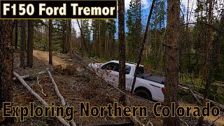 Offroading Exploring Northern Colorado F150 Ford Tremor vs Old Flowers Rd [upl. by Analiese]