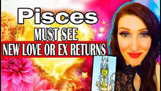 PISCES SHOCKINGLY ACCURATE WILL THERE NEW LOVE OR EX RETURNS PISCES Tarot Reading [upl. by Rebmat]