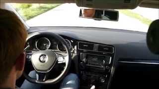 2014 VW Golf VII Variant 14 TSI Acceleration [upl. by Ehcropal]