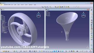 CATIA Training Course Exercises for Beginners  10  CATIA Multi Sections Solid Practice Drawings [upl. by Alpheus926]