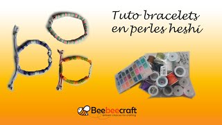 Tuto bracelet en perles heishi avec Beebeecraft [upl. by Wes407]