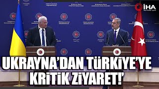 Dışişleri Bakanı Fidan ve Ukrayna Dışişleri Bakanı Andrii Sybihadan Ortak Basın Açıklaması [upl. by Hauhsoj]