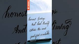 how to write Pentel Touch Sign Brush pen Hand Lettering  shorts pentelbrushpen handlettering [upl. by Alexandra279]