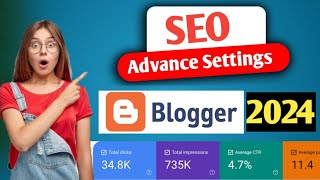 Seo Settings For Blogger 2024  Rank blogger on Google  Hidden Tricks  Digital Monis [upl. by Zandra264]