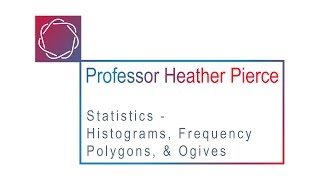 Histograms Frequency Polygons and Ogives  Newer Version Available [upl. by Yentrok561]