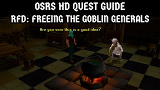 OSRS HD Quest Guide Recipe For Disaster Freeing The Goblin Generals [upl. by Elitnahc]