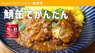 【サバカレー】安い簡単「鯖缶カレー」の作り方｜エスビーのカレー粉とサバ缶でスパイスカレーを作る【料理初心者向けレシピ】 [upl. by Aldos951]