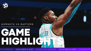 Game Highlights Hornets vs Raptors  12082023 [upl. by Notnad249]