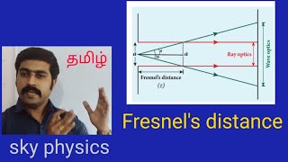 Fresnel distance Wave Optics  STD 12 Physicssky physicsTamil [upl. by Pandora]