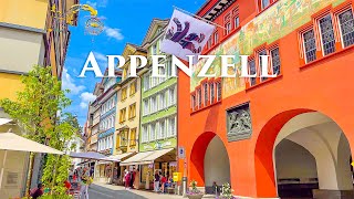 Appenzell 4K  The Most Beautiful Canton in Switzerland  Travel Vlog Walking Tour [upl. by Nelac]