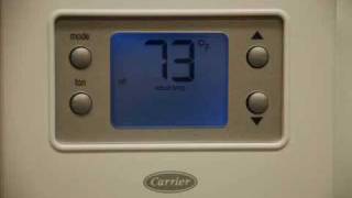 How to program your Bryant thermostat [upl. by Ecirtnuahs]