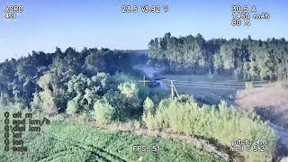 RUSSIAN FIBER OPTIC LINE GUIDED DRONE VANDAL IN ACTION [upl. by Yak665]