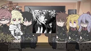 Owari no seraph react to MikaMikayuu  eng  12 [upl. by Dnanidref]