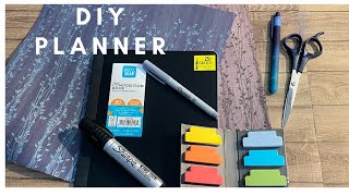 DIY Planner out of a notebook  Affordable planner [upl. by Einot]