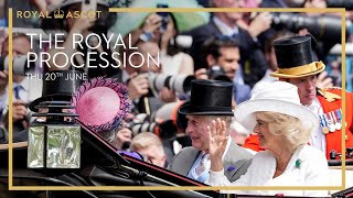 The Royal Procession at Royal Ascot 2024 Day Three [upl. by Yvel439]