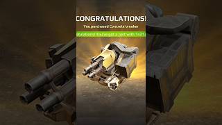 Concrete Breaker ✅ Crossout Mobile shorts [upl. by Ztnarf]